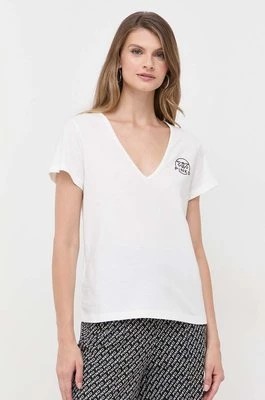 Zdjęcie produktu Pinko t-shirt bawełniany kolor beżowy 100372.A151