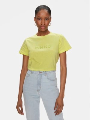 Zdjęcie produktu Pinko T-Shirt Start 101752 A1NW Żółty Regular Fit