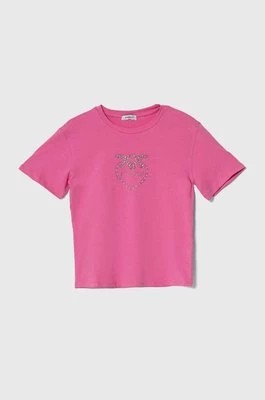 Zdjęcie produktu Pinko Up t-shirt dziecięcy kolor fioletowy