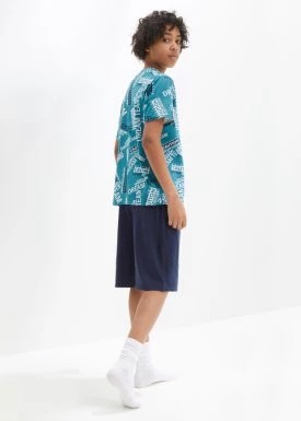 Zdjęcie produktu Piżama chłopięca z krótkimi spodniami (2 szt.) bonprix