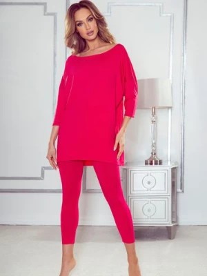 Zdjęcie produktu Piżama damska dwuczęściowa LINETTE malinowa Eldar