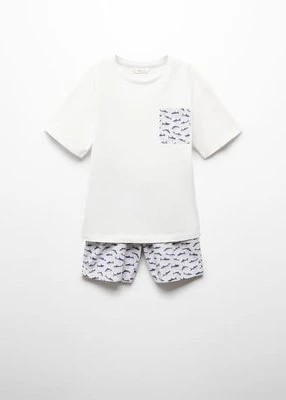 Zdjęcie produktu Krótka wzorzysta piżama Mango Kids
