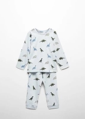 Zdjęcie produktu Długa piżama ze wzorem MANGO BABY