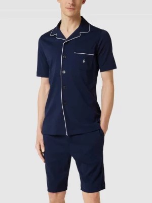 Zdjęcie produktu Piżama z kołnierzem z połami model ‘JERSEY PIPING’ Polo Ralph Lauren Underwear