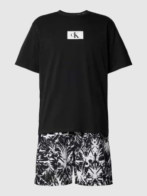 Zdjęcie produktu Piżama z nadrukiem z logo model ‘CK 96’ Calvin Klein Underwear