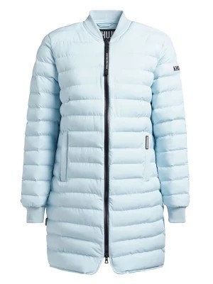 Zdjęcie produktu Khujo Płaszcz pikowany "Greta Matt" w kolorze błękitnym rozmiar: XL