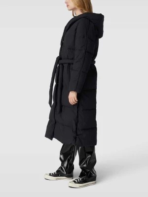 Zdjęcie produktu Płaszcz pikowany z paskiem w talii model ‘Puffer Mantel’ Esprit