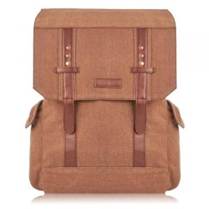 Zdjęcie produktu Męski plecak skóra wegańska na laptopa włoski jasny brąz Merg