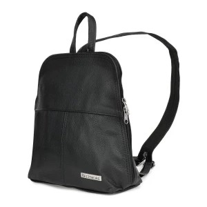 Zdjęcie produktu Plecak skórzany czarna torebka elegancka poręczna Beltimore czarny Merg