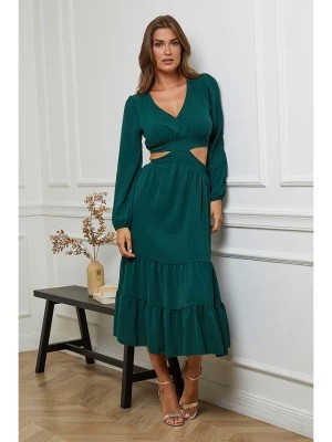 Zdjęcie produktu Plume Sukienka "Jema" w kolorze zielonym rozmiar: L