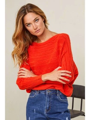 Zdjęcie produktu Plume Sweter "Aimar" w kolorze pomarańczowym rozmiar: S