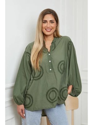 Zdjęcie produktu Plus Size Company Bluzka "Erjie" w kolorze khaki rozmiar: 38