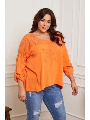 Zdjęcie produktu Plus Size Company Bluzka "Montana" w kolorze pomarańczowym rozmiar: 52