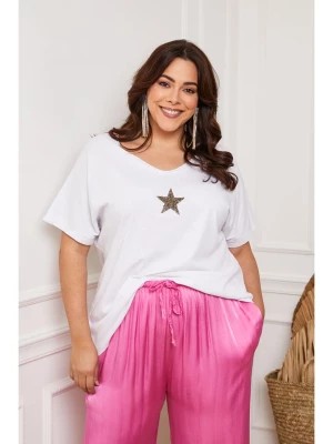 Zdjęcie produktu Plus Size Company Koszulka "Lauriston" w kolorze białym rozmiar: 46