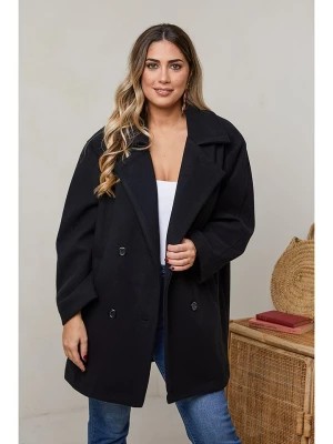Zdjęcie produktu Plus Size Company Płaszcz przejściowy "Bristol" w kolorze czarnym rozmiar: 50