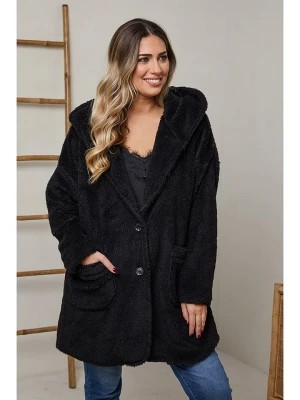 Zdjęcie produktu Plus Size Company Płaszcz zimowy "Itsak" w kolorze czarnym rozmiar: 48