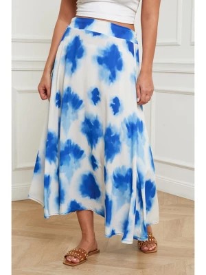 Zdjęcie produktu Plus Size Company Spódnica w kolorze niebiesko-białym rozmiar: 46