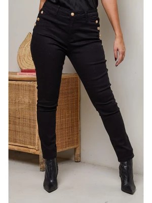 Zdjęcie produktu Plus Size Company Spodnie "Macha" w kolorze czarnym rozmiar: L