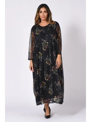 Zdjęcie produktu Plus Size Company Sukienka "Dubis" w kolorze czarnym rozmiar: 36/38