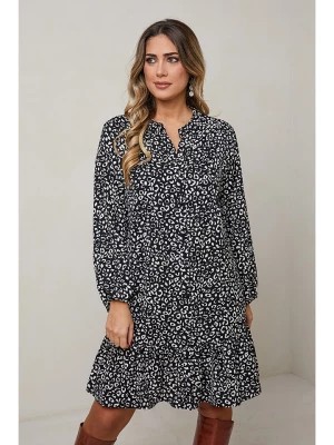 Zdjęcie produktu Plus Size Company Sukienka "Linoa" w kolorze czarno-białym rozmiar: 40