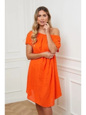 Zdjęcie produktu Plus Size Company Sukienka w kolorze pomarańczowym rozmiar: 52