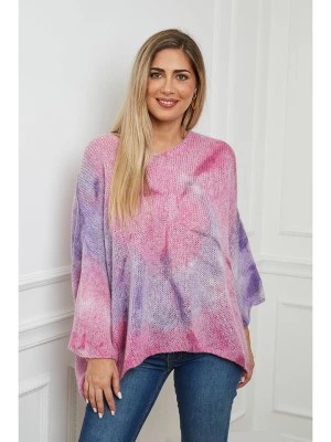 Zdjęcie produktu Plus Size Company Sweter "Archimede" jasnoróżowo-fioletowym rozmiar: 50