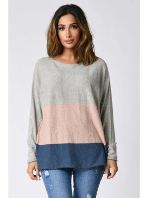 Zdjęcie produktu Plus Size Company Sweter "Buenos-Aires" w kolorze szarym rozmiar: 52/54
