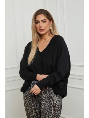 Zdjęcie produktu Plus Size Company Sweter "Cora" w kolorze czarnym rozmiar: 42