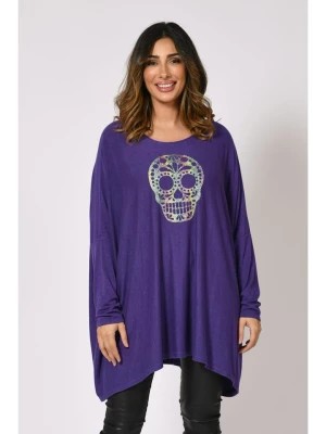 Zdjęcie produktu Plus Size Company Sweter "Costa" w kolorze fioletowym rozmiar: 46/48