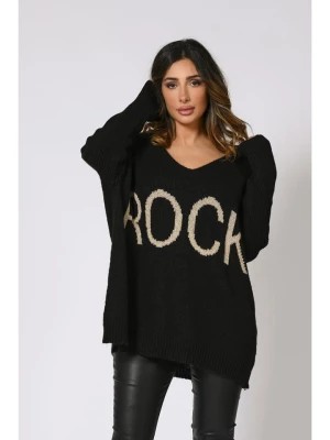Zdjęcie produktu Plus Size Company Sweter "Jarry" w kolorze czarnym rozmiar: 46