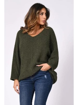 Zdjęcie produktu Plus Size Company Sweter "Kenny" w kolorze khaki rozmiar: 50