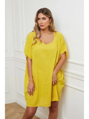 Zdjęcie produktu Plus Size Company Tunika w kolorze żółtym rozmiar: 38
