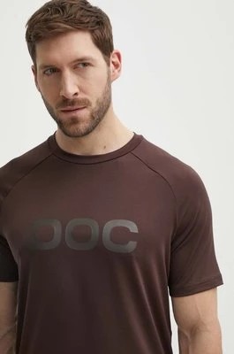 Zdjęcie produktu POC t-shirt rowerowy Reform Enduro kolor brązowy z nadrukiem