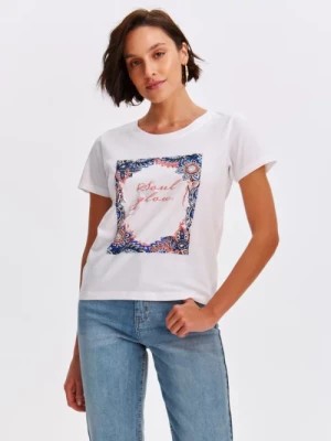 Zdjęcie produktu T-shirt damski z krótkim rękawem TOP SECRET