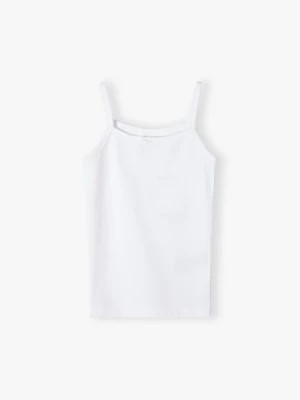 Zdjęcie produktu Podkoszulek dla dziewczynki z cienkimi ramiączkami - biały 5.10.15.