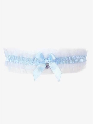 Zdjęcie produktu Podwiązka ślubna błękitna z kryształkiem Blue Dream 04 Poupee Marilyn