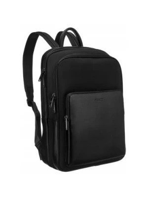 Zdjęcie produktu Pojemny, biznesowy plecak z miejscem na laptopa - David Jones - czarny