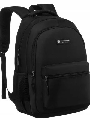 Zdjęcie produktu Pojemny, poliestrowy plecak męski z miejscem na laptopa - Peterson Merg