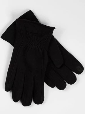 Zdjęcie produktu Polarowe rękawice męskie czarne Shelvt