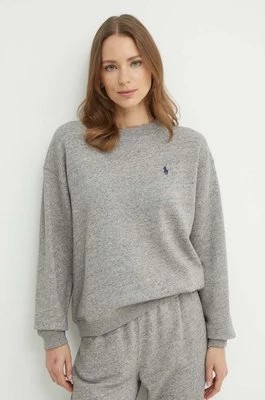 Zdjęcie produktu Polo Ralph Lauren bluza bawełniana damska kolor szary gładka 211935582