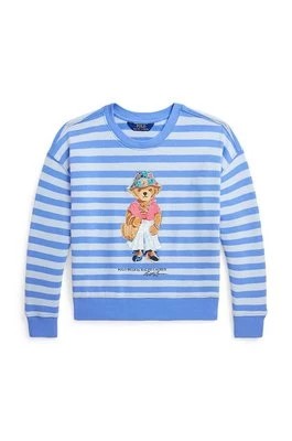 Zdjęcie produktu Polo Ralph Lauren bluza dziecięca kolor niebieski wzorzysta