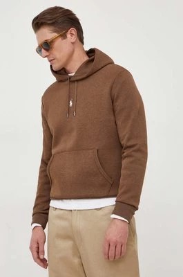 Zdjęcie produktu Polo Ralph Lauren bluza męska kolor brązowy z kapturem gładka