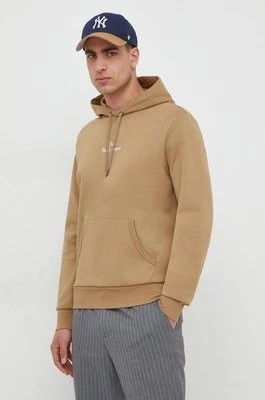 Zdjęcie produktu Polo Ralph Lauren bluza męska kolor brązowy z kapturem z aplikacją