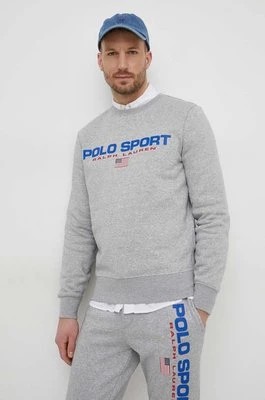 Zdjęcie produktu Polo Ralph Lauren bluza męska kolor szary z nadrukiem 710835770