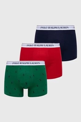 Zdjęcie produktu Polo Ralph Lauren bokserki 3-pack męskie kolor zielony