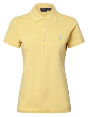Zdjęcie produktu Polo Ralph Lauren Damska koszulka polo Kobiety Bawełna żółty jednolity,