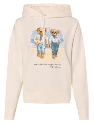 Zdjęcie produktu Polo Ralph Lauren Damski sweter z kapturem Kobiety biały nadruk,