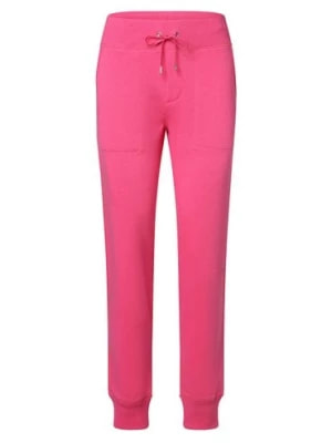 Zdjęcie produktu Polo Ralph Lauren Damskie spodnie dresowe Kobiety Bawełna wyrazisty róż jednolity,