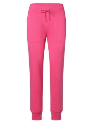Zdjęcie produktu Polo Ralph Lauren Damskie spodnie dresowe Kobiety Bawełna wyrazisty róż jednolity,