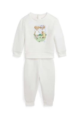 Zdjęcie produktu Polo Ralph Lauren dres niemowlęcy kolor beżowy
